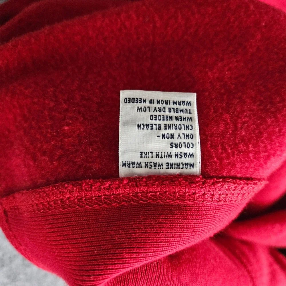 Polo Ralph Lauren Red Full Zip Hoodie Waffle Lined Sweatshirt Mens 3XLT Tall